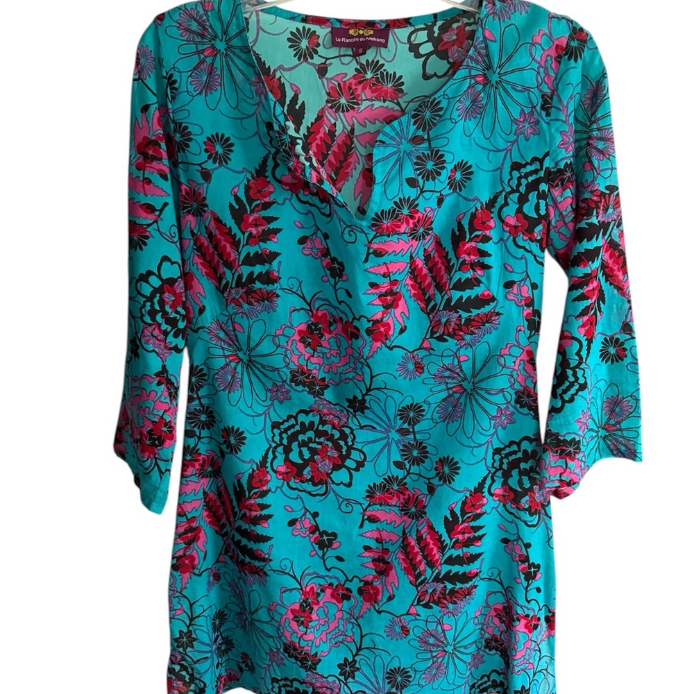 Vibrant Floral Cover Up